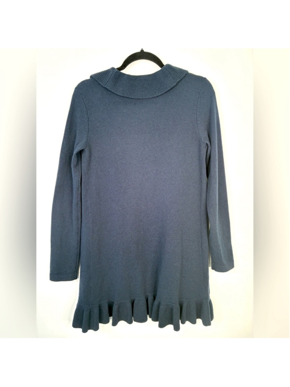 Lilly Pulitzer Navy waterfall 100% cashmere cardigan size s #0042 - Picture 5 of 15